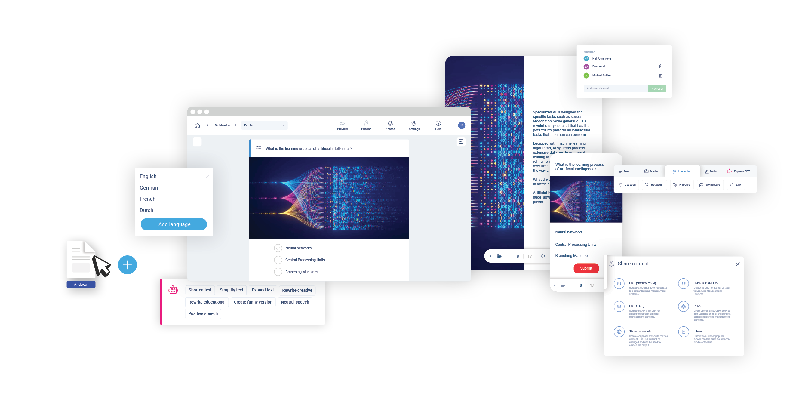 screenshot of imc Express
